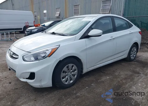 2016 Hyundai Accent Se z USA, uszkodzony, nr VIN KMHCT4AE6GU089061